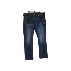 BNWT True Religion World Tour Ricky Sn Flap Straight Size 40 Medium Wash